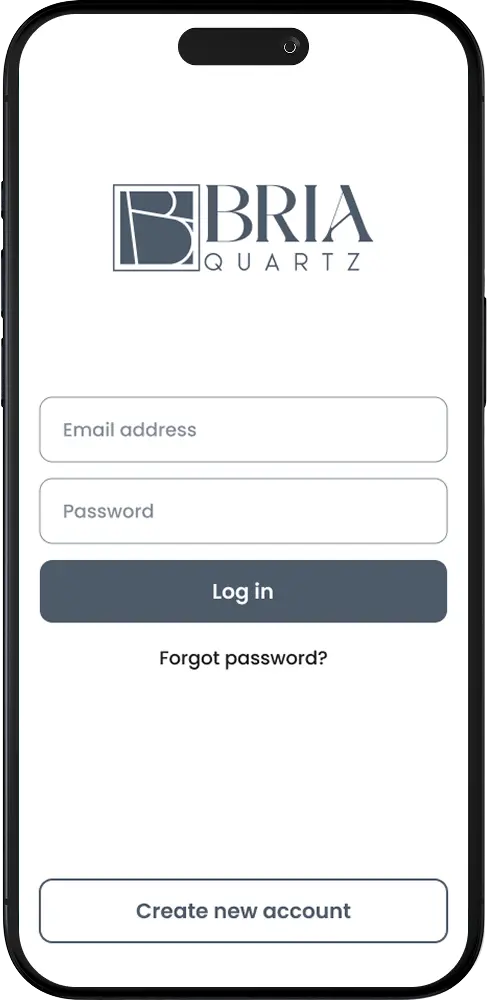 Bria Pattern Lab Login Screen Image