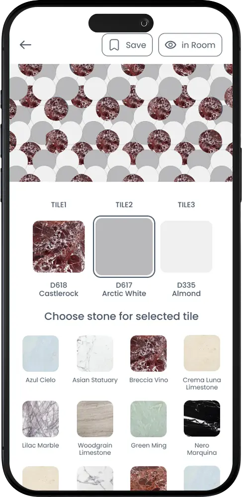 Create design – swatch options
