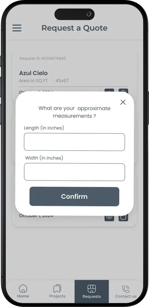 Order confirmation – details