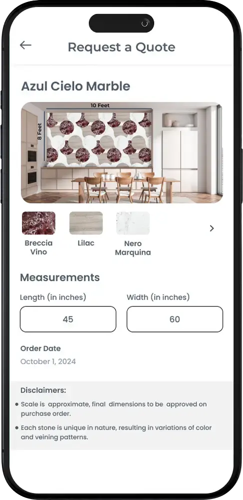 Bria Pattern Lab Orders Screen Image
