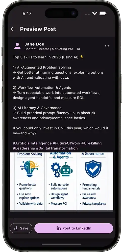 Social Media Post Preview