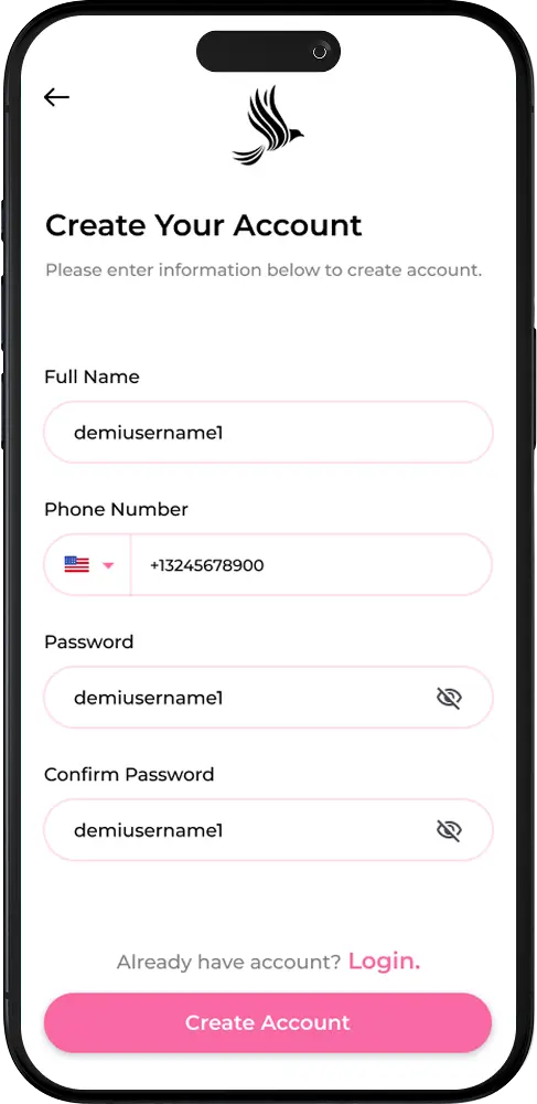 Eslate Sales by Wings Login Screen Image 2