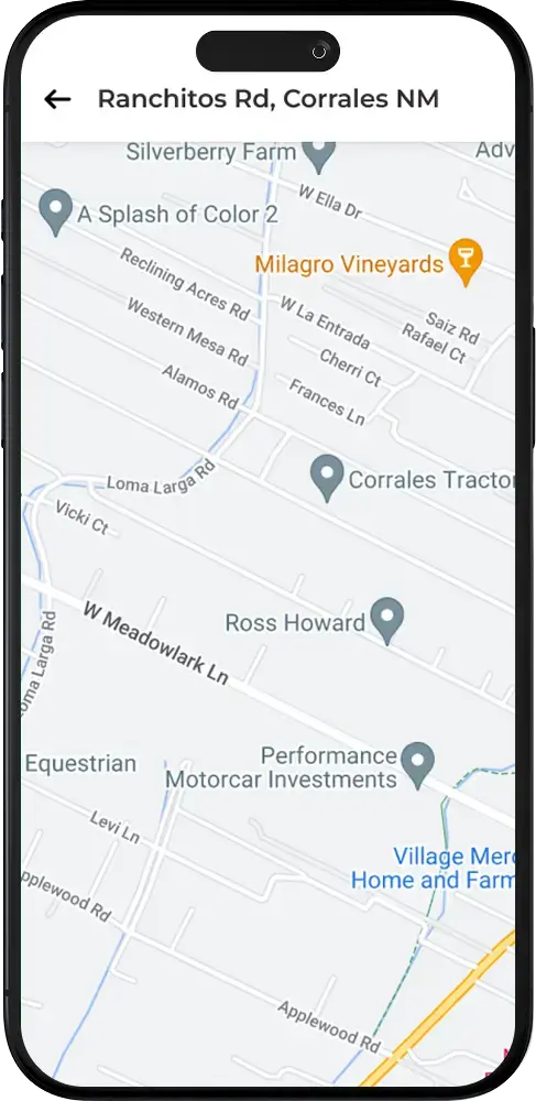 Eslate Sales by Wings Map Screen Image