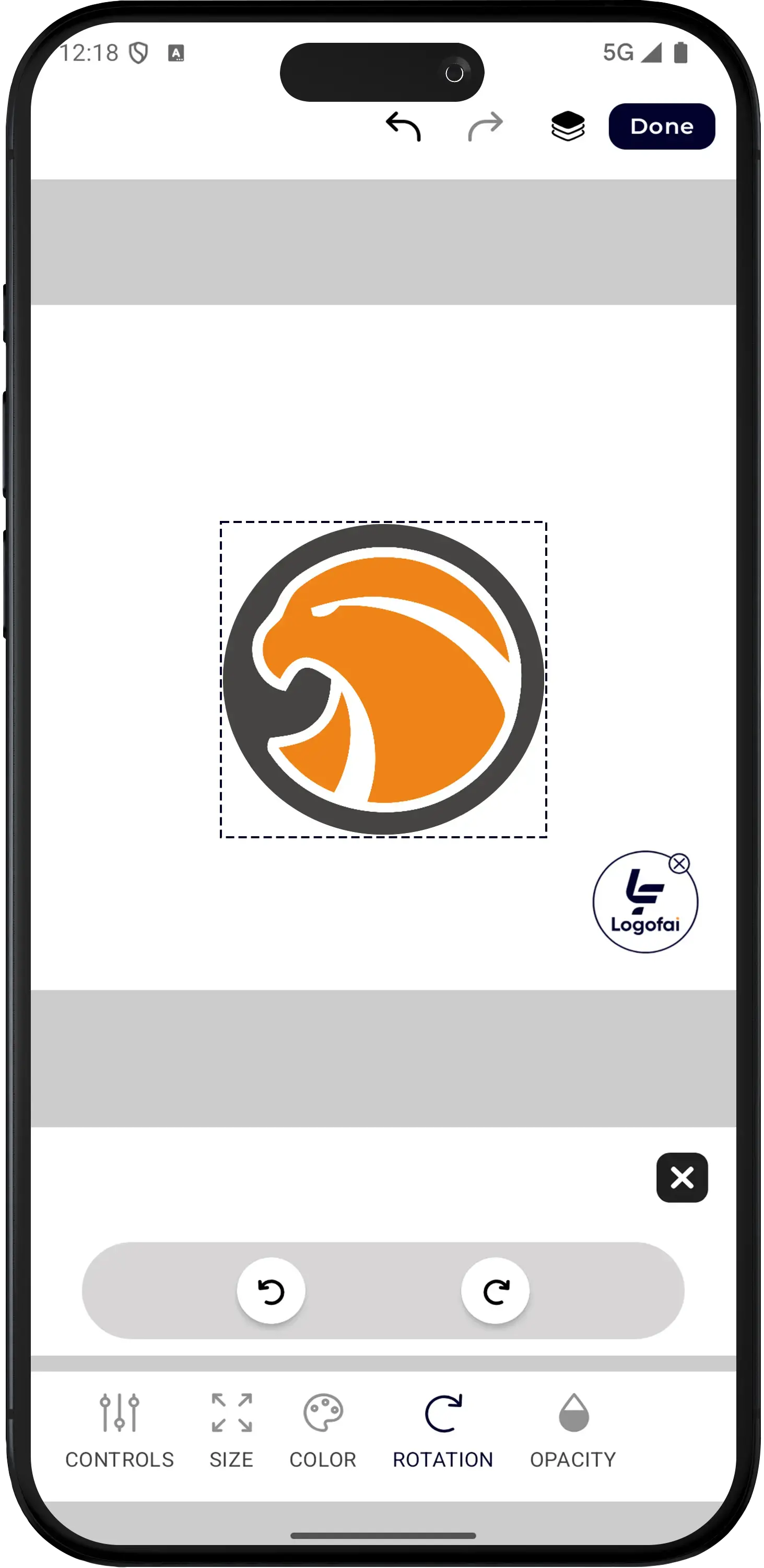 Logo Editor - Rotation