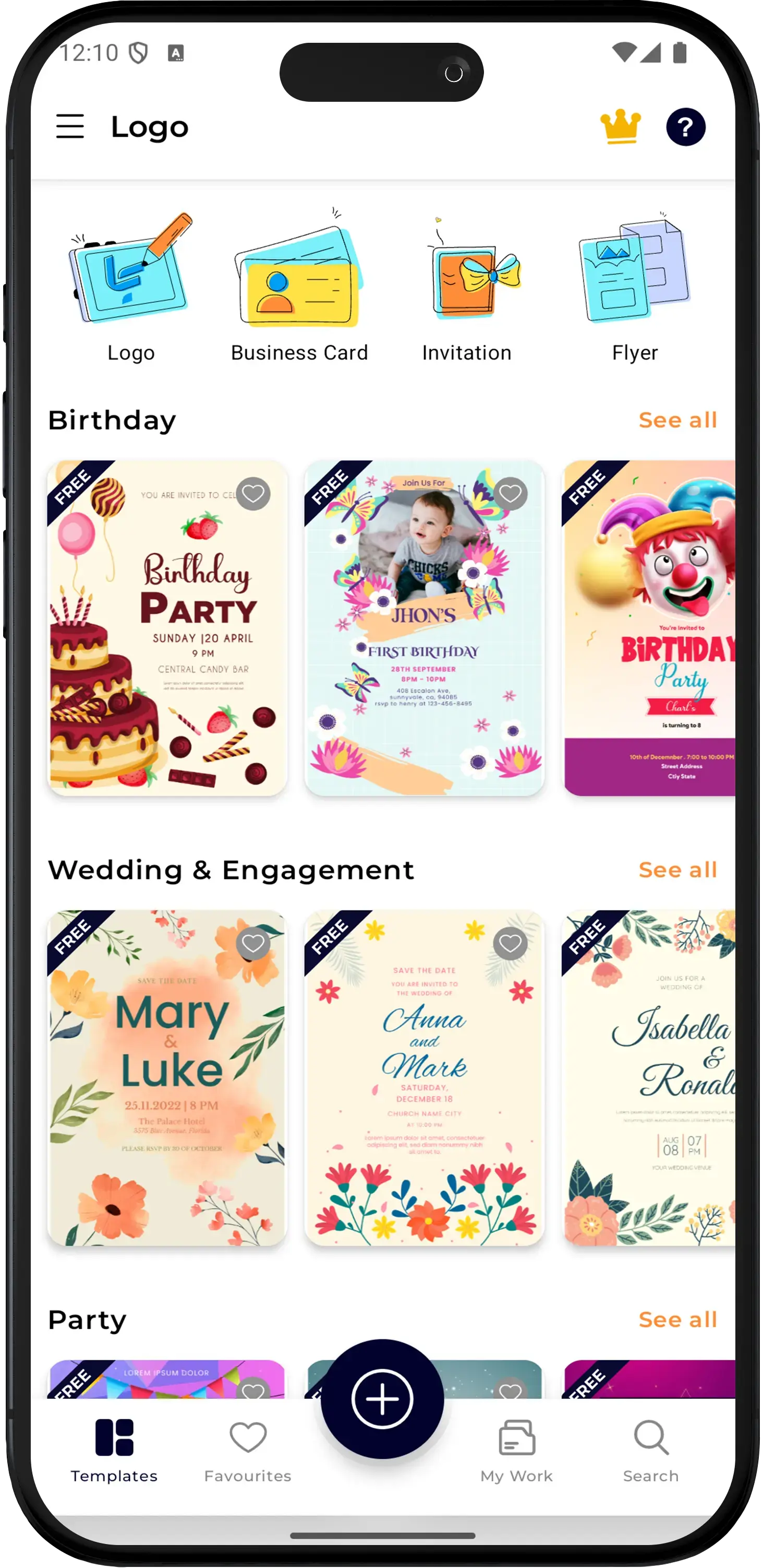 Homepage - Invitations & Flyers