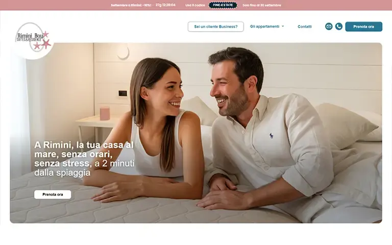Remini bay Residence Wordpress Website Cover