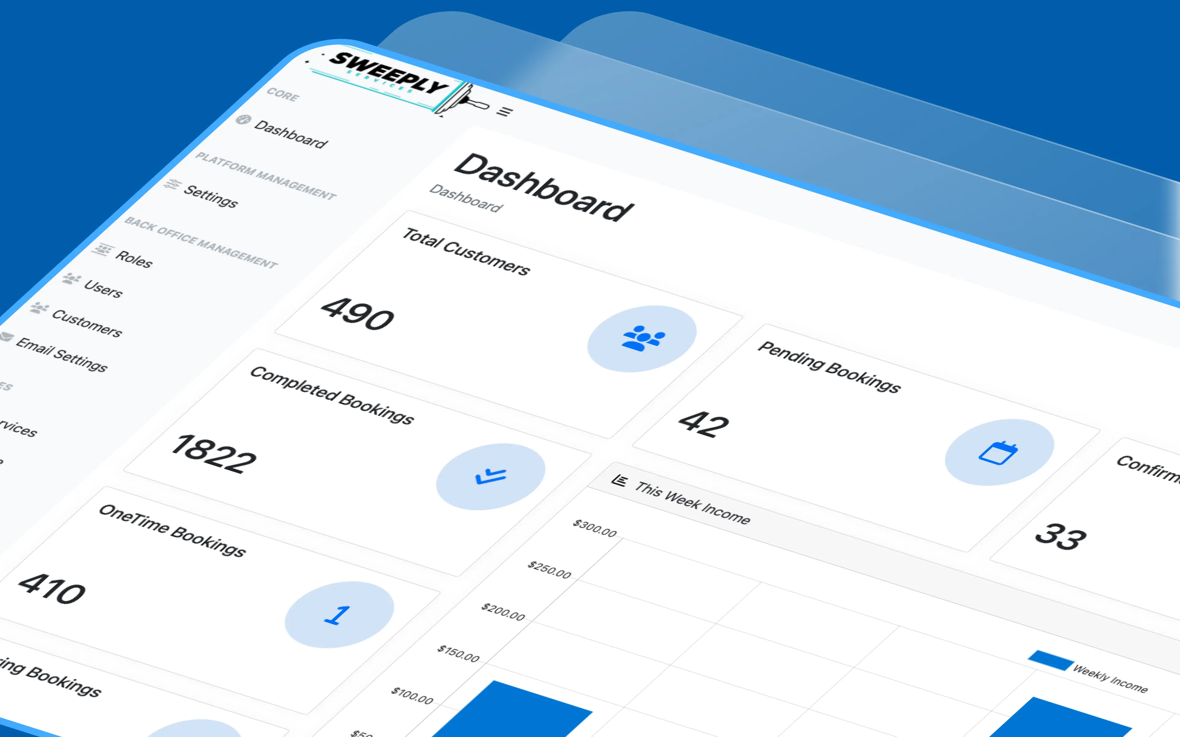 Sweeply Services Banner – Book Online