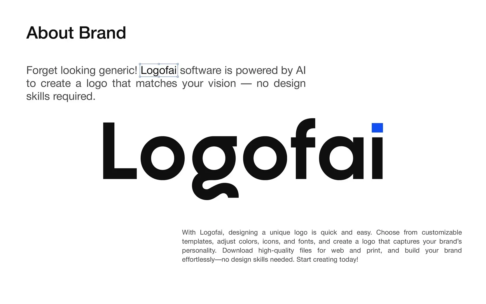 Logofai Case Study Image