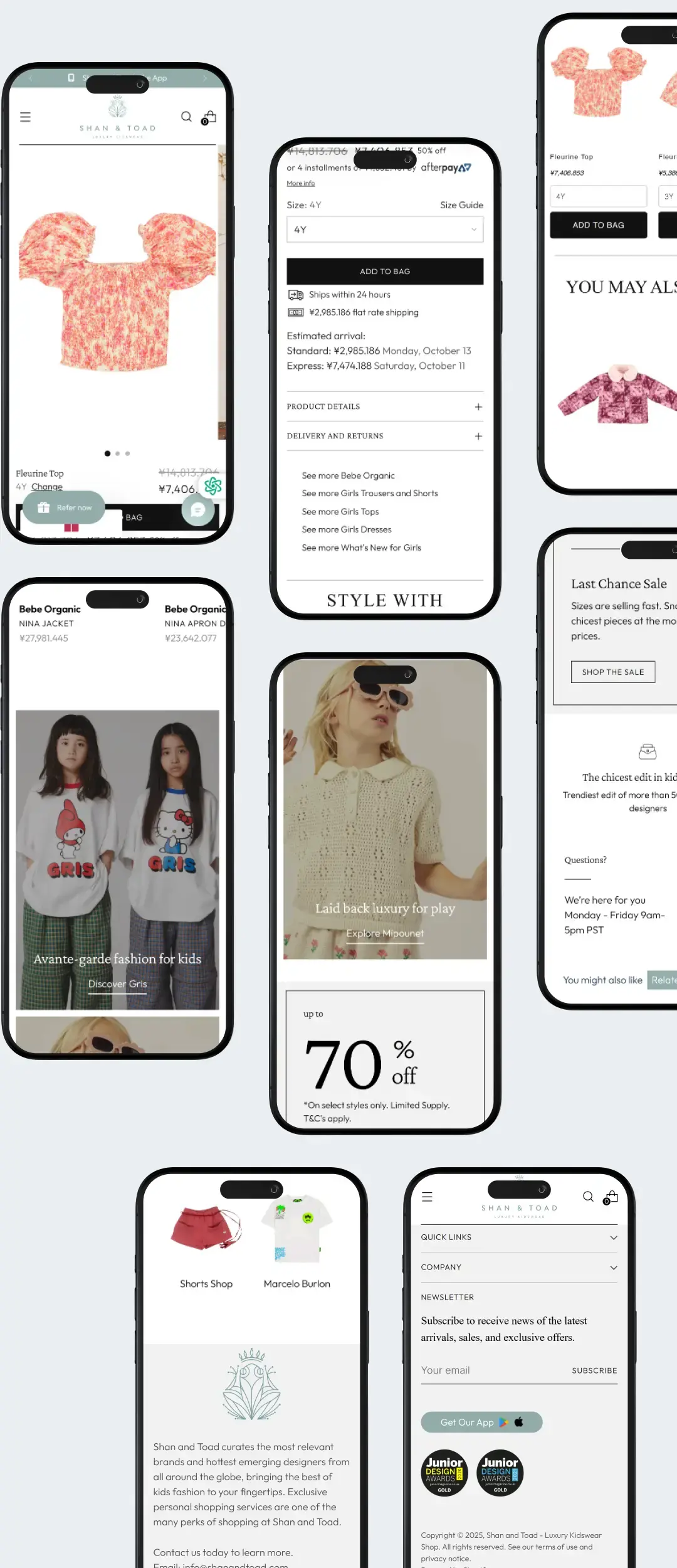 Shan & Toad Product Page - Mobile
