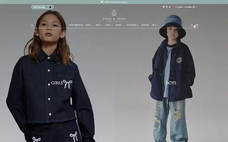 Shan & Toad Shopify Website Cover