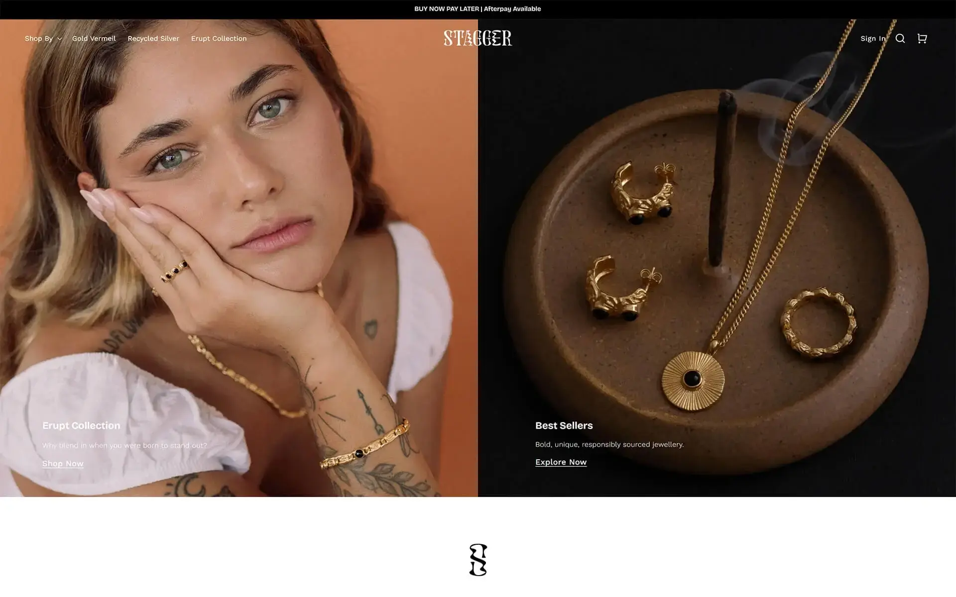 Stagger Shopify Website Cover